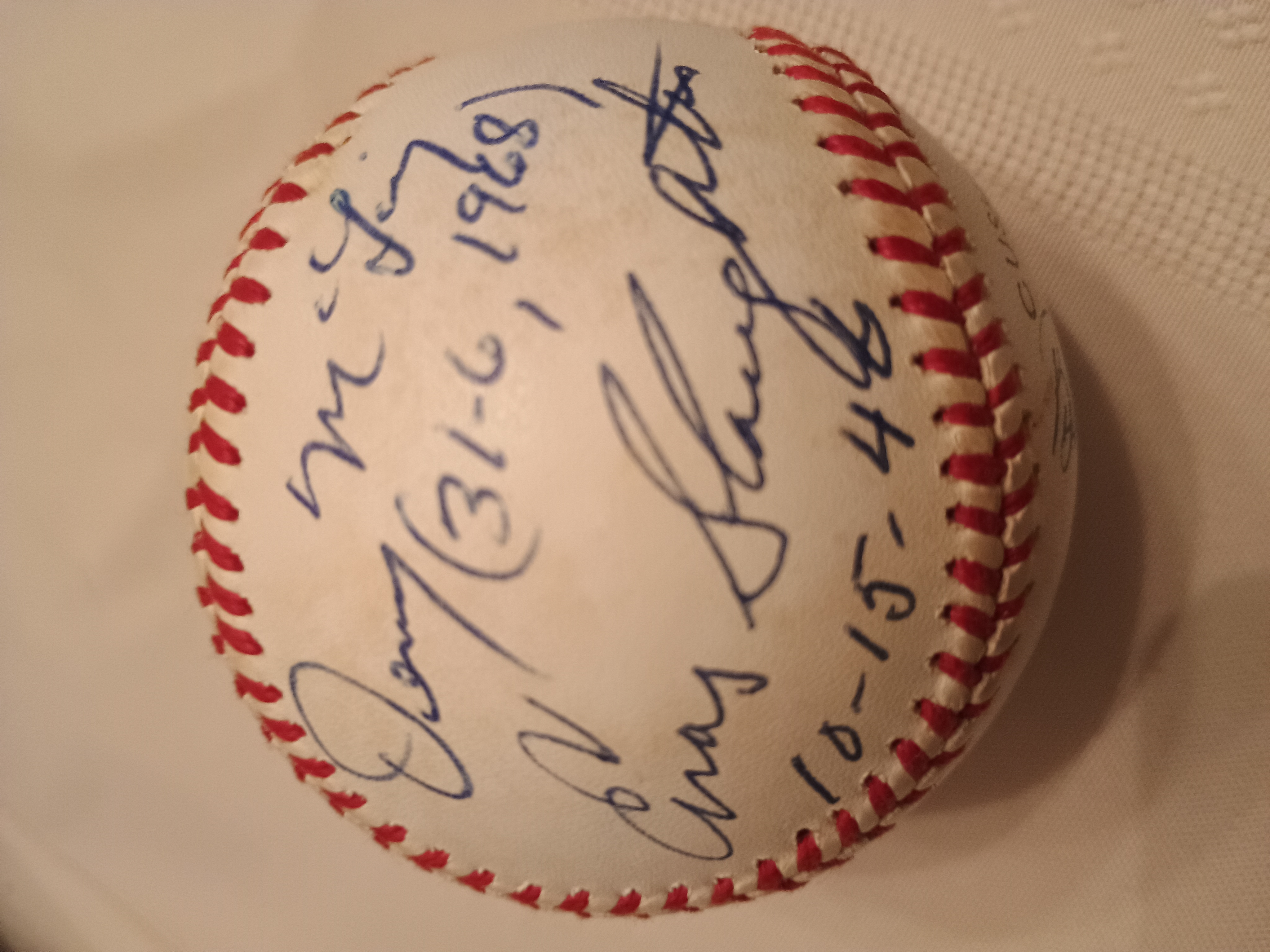 A Special Baseball of historical accomplishments